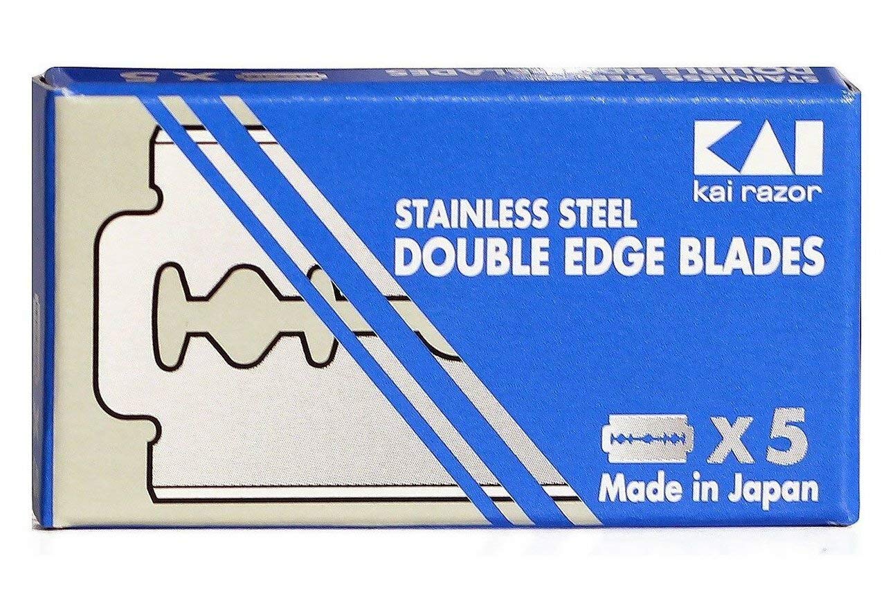 50 KAI Stainless Steel Double Edge Safety Razor Blades