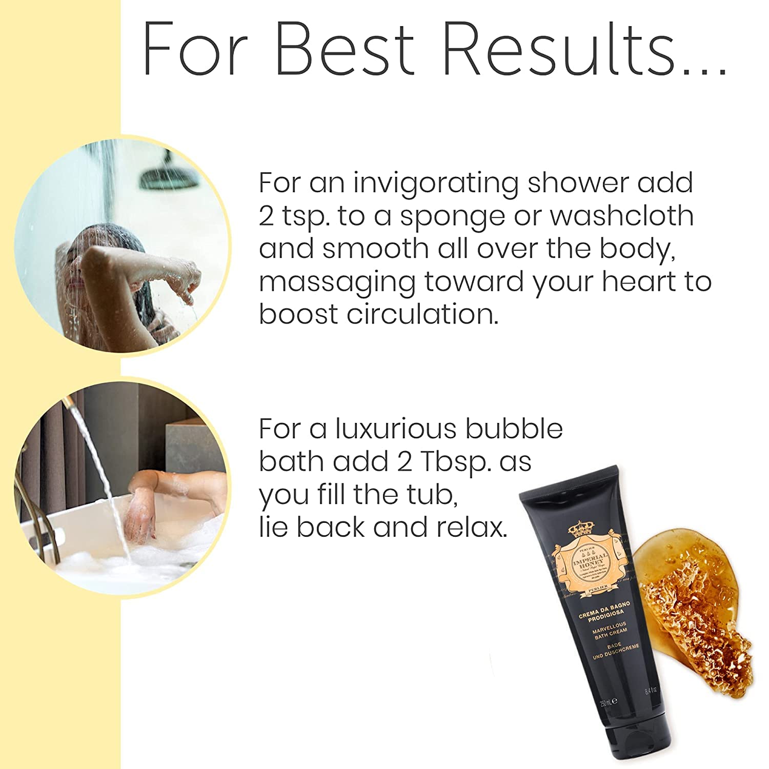 Perlier Imperial Honey Marvellous Bath Cream