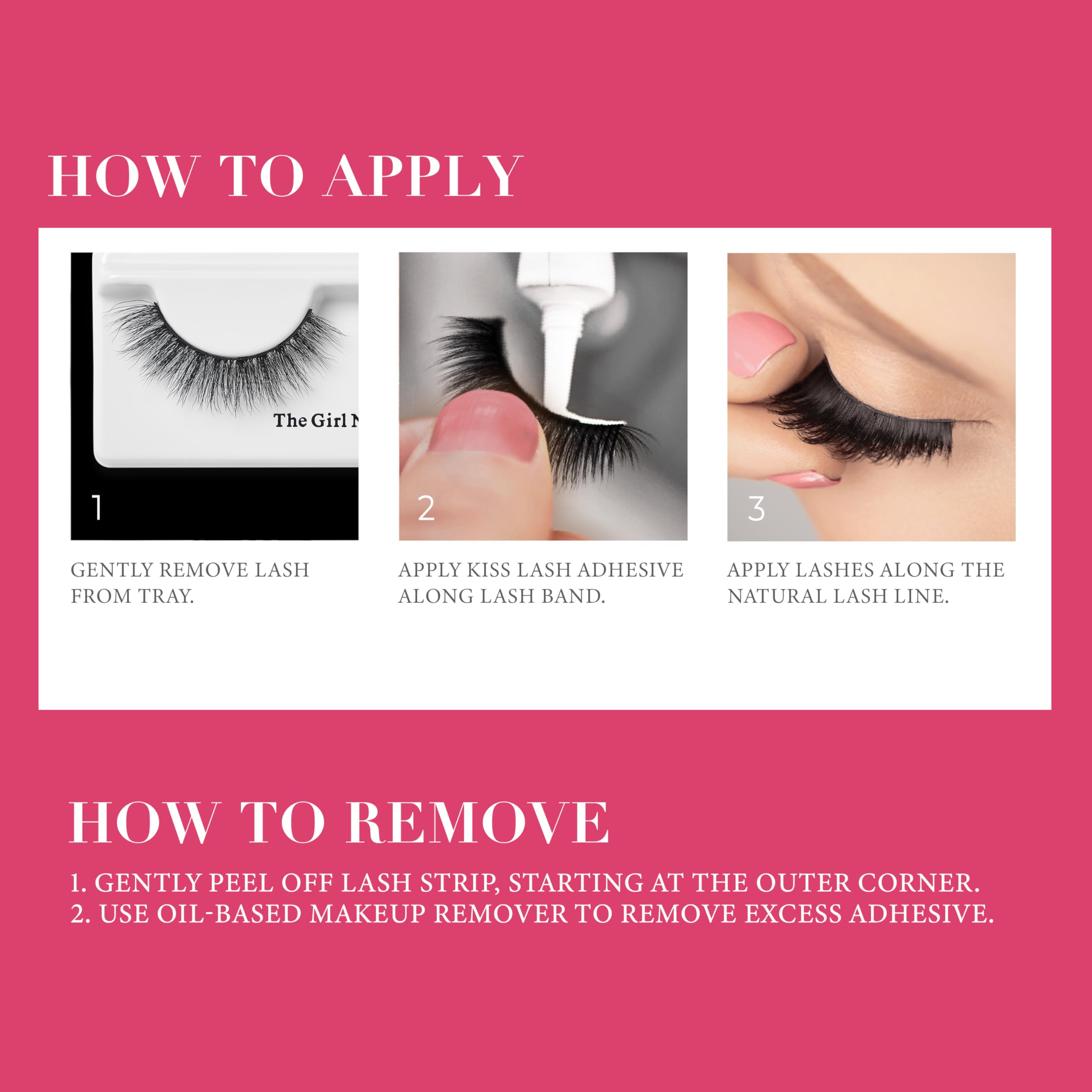 KISS Lash Couture Luxtension False Eyelashes, 'Royal Silk', 10 mm, Includes 1 Pair Of Lash, Contact Lens Friendly, Easy to Apply, Reusable Strip Lashes