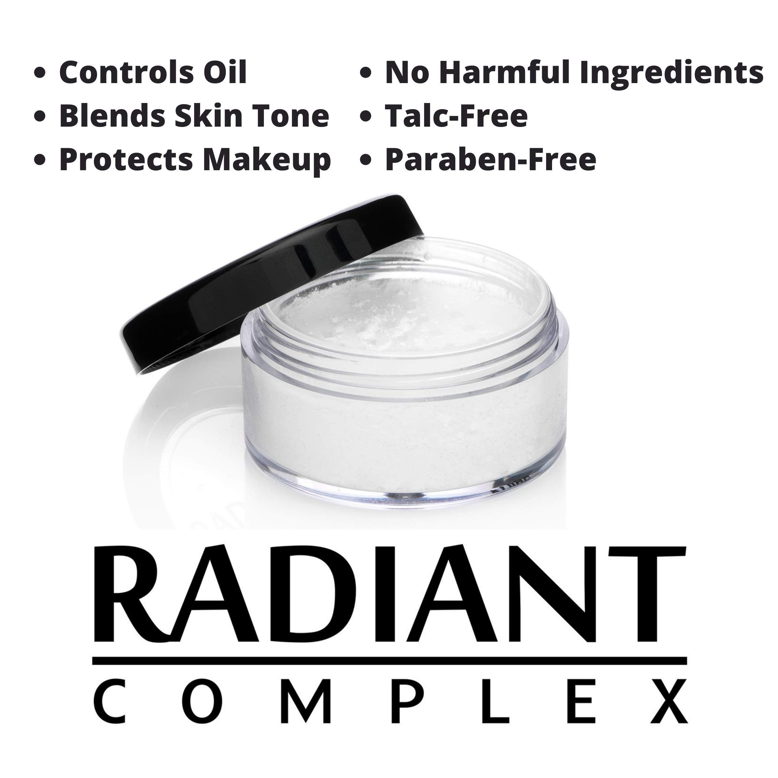 Finishing Powder by Radiant Complex - Translucent Loose Powder - Perfect for Setting Makeup