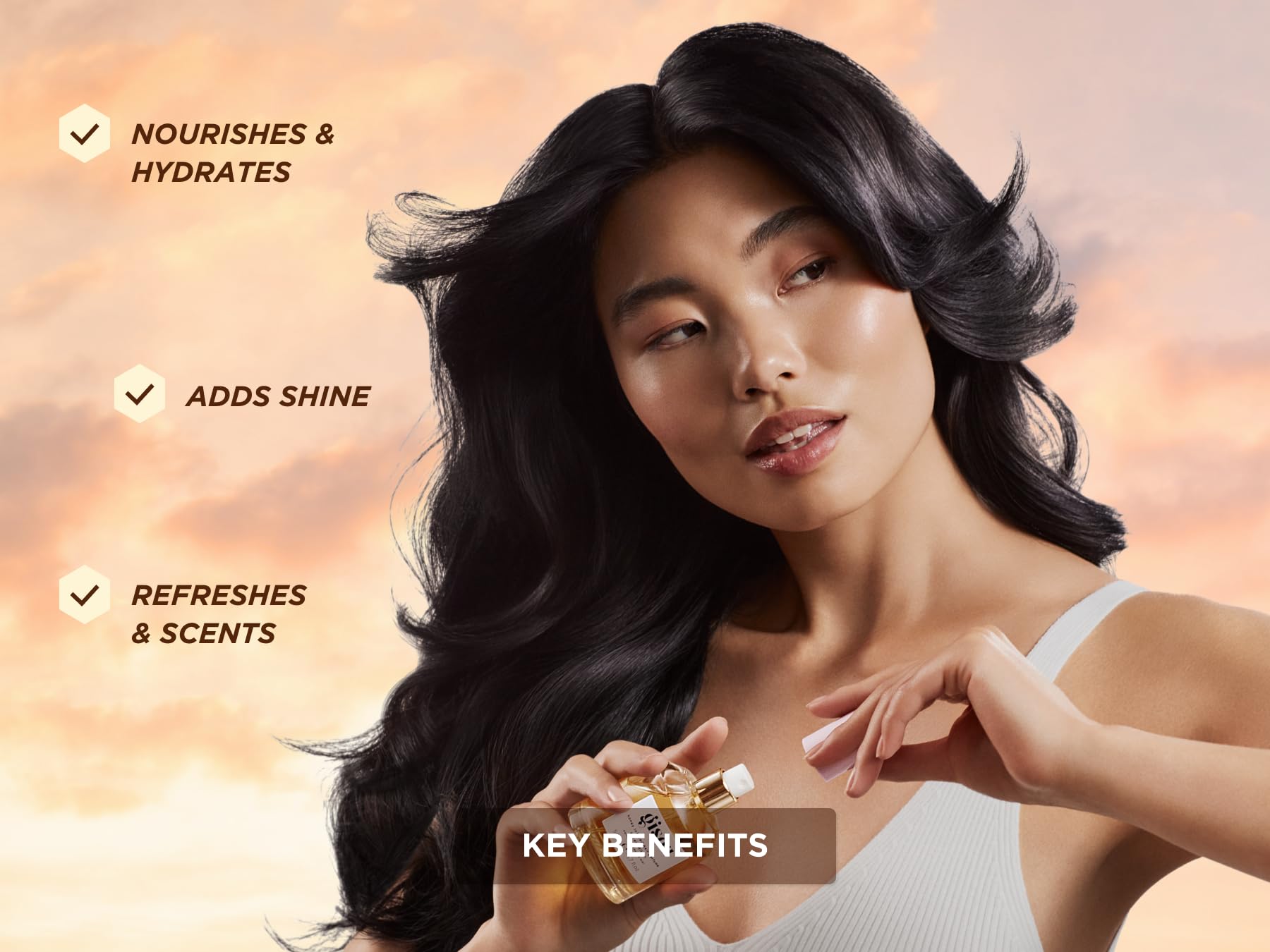 Gisou Take Me With You Spritz Set – 3 Mini Honey Infused Hair Perfumes – Hydration, Shine & Refreshing Floral Scent