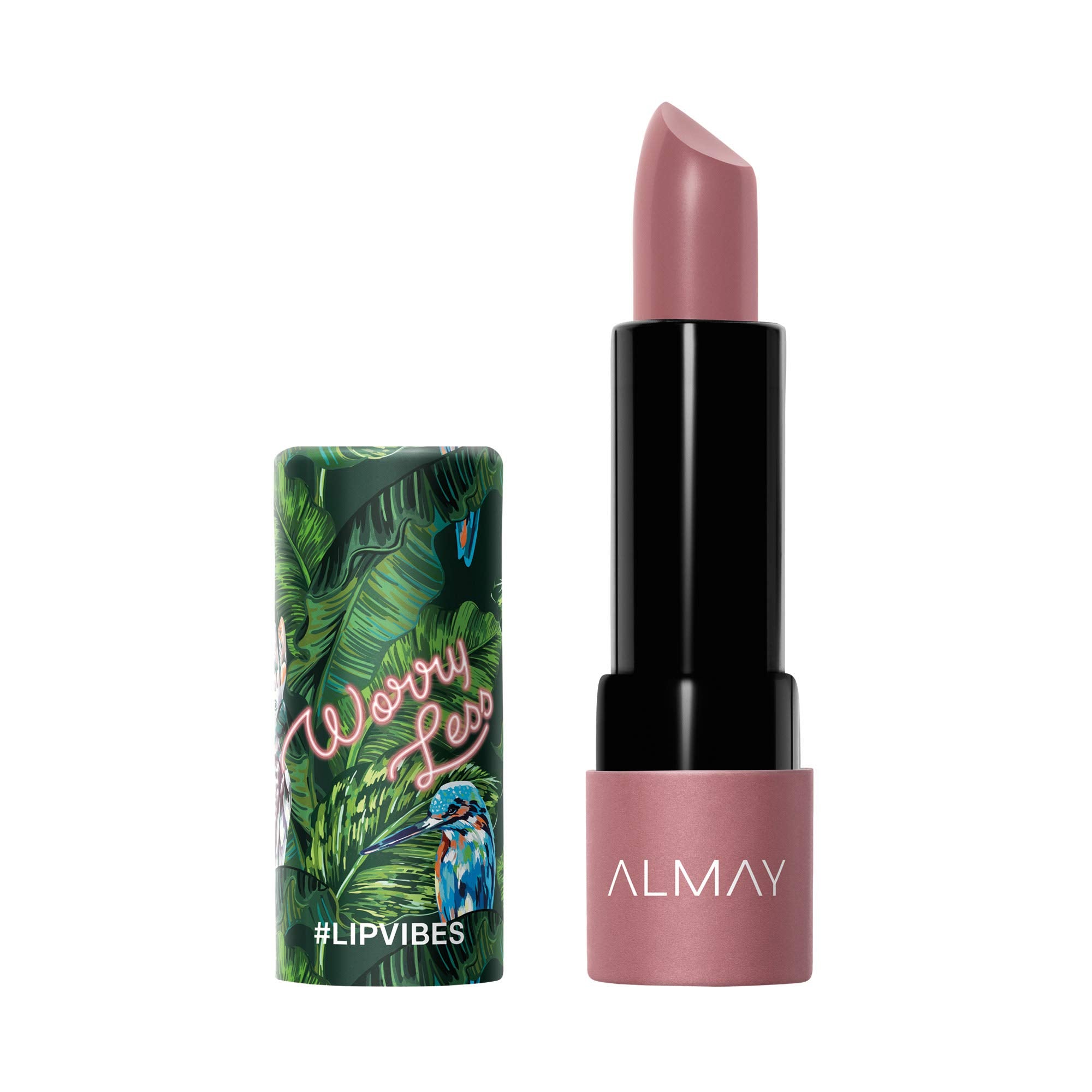 Almay Lip Vibes, Worry Less, 0.14 oz, matte lipstick (130)