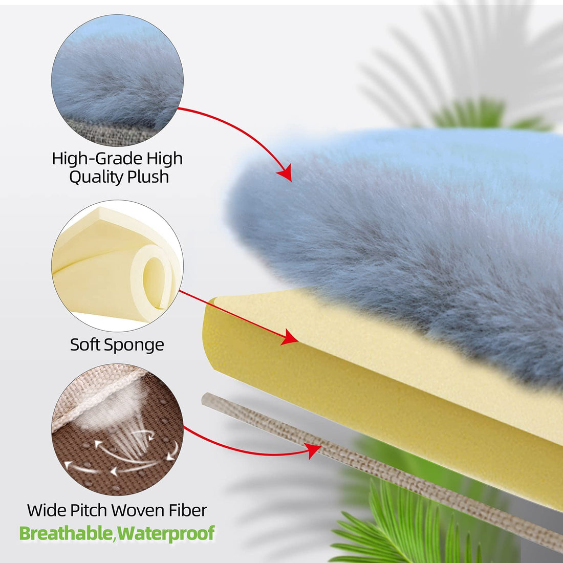 Baby Stroller Cushion Winter Warm Stroller Seat Liners 78 x 35cm Breathable Universal Newborn Carriage Cushion Faux Sheepskin Soothing Silky Soft Baby Seat Pad Liner for Stroller (Black)