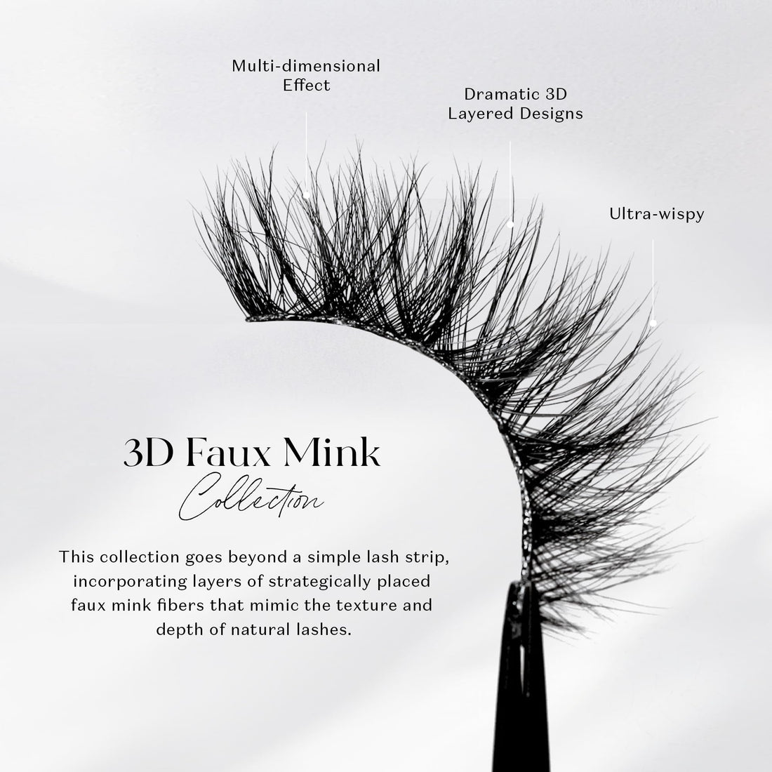 Lilly Lashes 3D Mink Mykonos | False Eyelashes | Dramatic Look and Feel | Reusable | Non-Magnetic | 100% Handmade