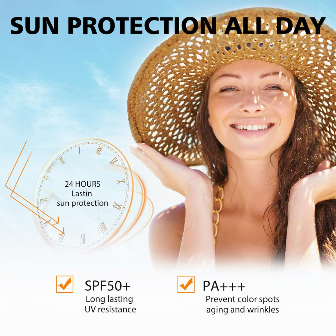 Peptide 9 Sun Stick SPF50+, Unisex Beach Defense Water-Resistant Peptide 9 Sunscreen Stick Pro, Refreshing Non Greasy and Easy to Apply