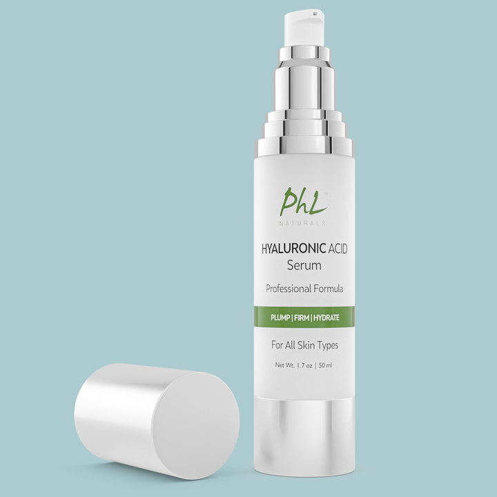 Hyaluronic Acid Serum for Face - (1.75 fl oz / 50 ml) with Vitamin C and E, Anti-Aging Line Correcting Serum - Boosts Hydration, Plumps Skin to Fill in Fine Lines and Wrinkles