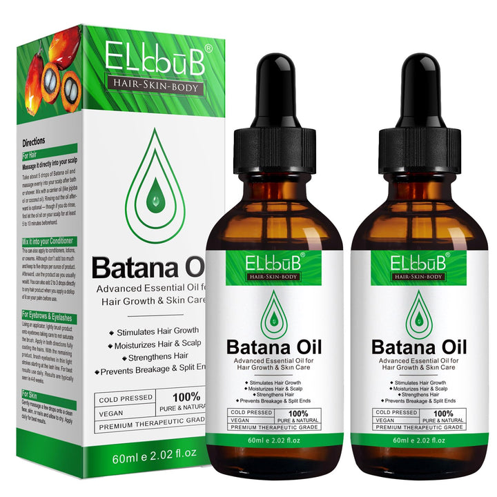 ReliCo Batana Oil for Hair Growth Dr Sebi Organic - 100% Raw Batana Oil from Honduras, Pure Natural for Thickness, Hair Loss Treatments for Black Women Men, 2.02 fl.oz