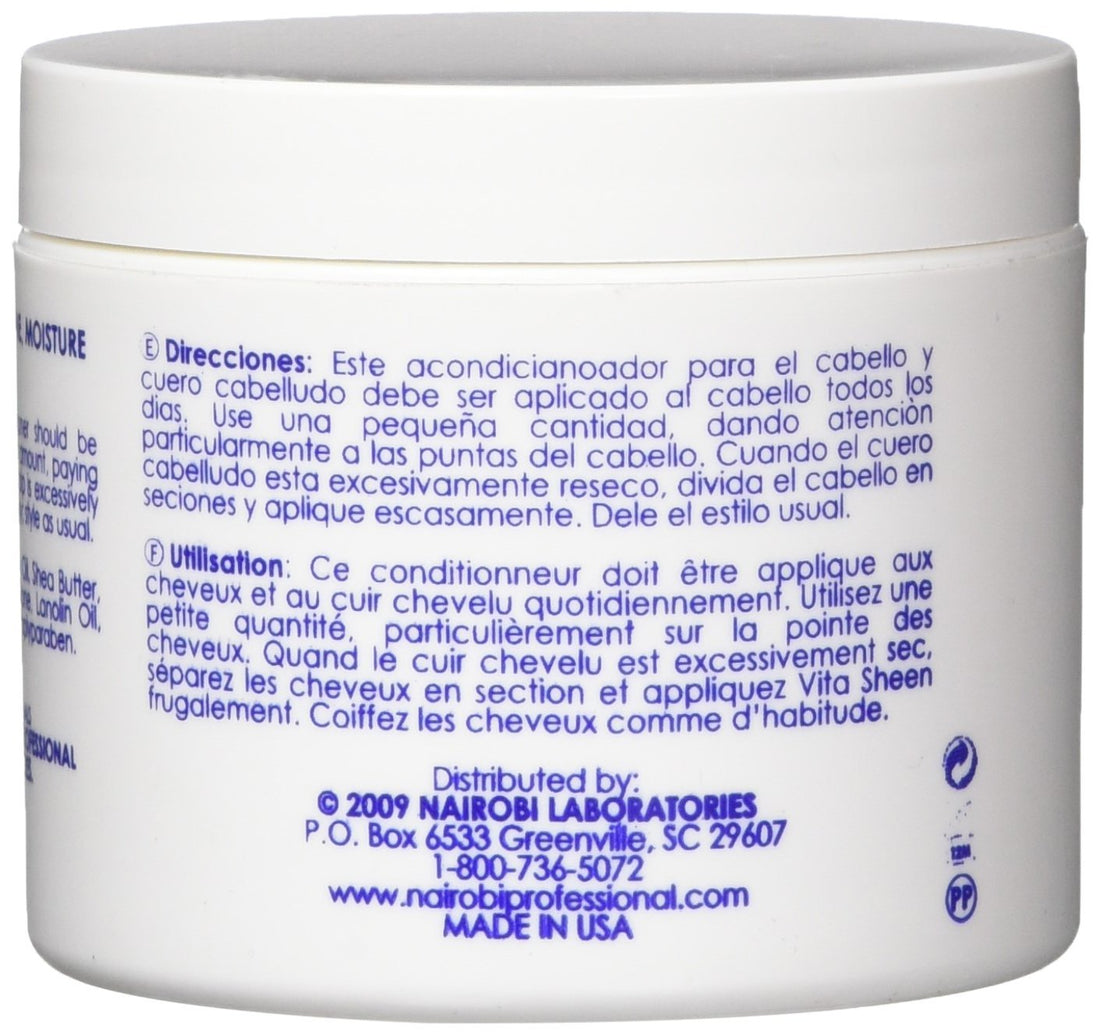 Nairobi Vita-Sheen Light Conditioning Hairdress and Glossifier, 4 Ounce