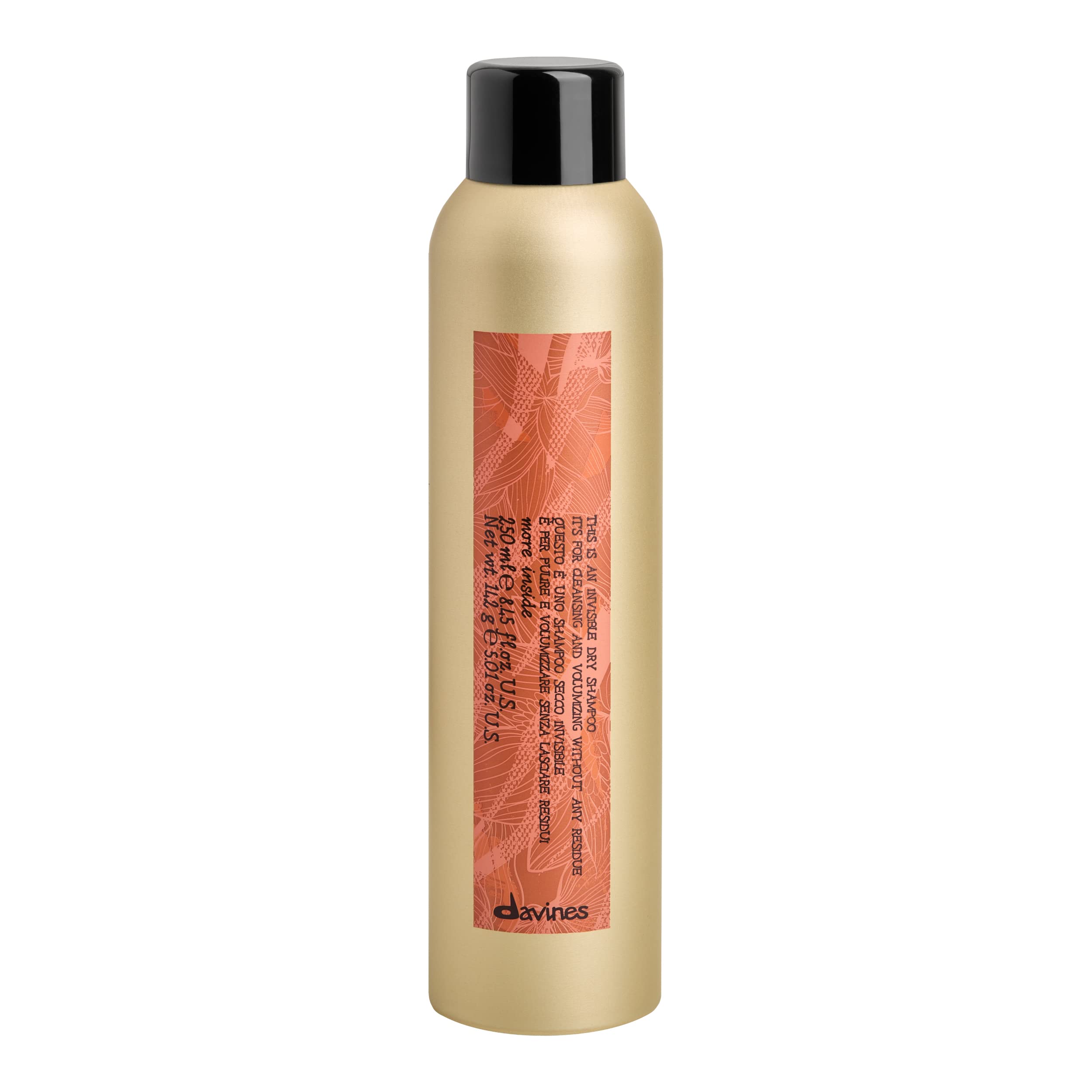Davines This Is An Invisible Dry Shampoo, Residue-Free Cleansing And Volumizing Formula, Absorbs Oil With A Soft And Natural Finish, Vanilla And Grapefruit Scented, 6.03 Fl. Oz