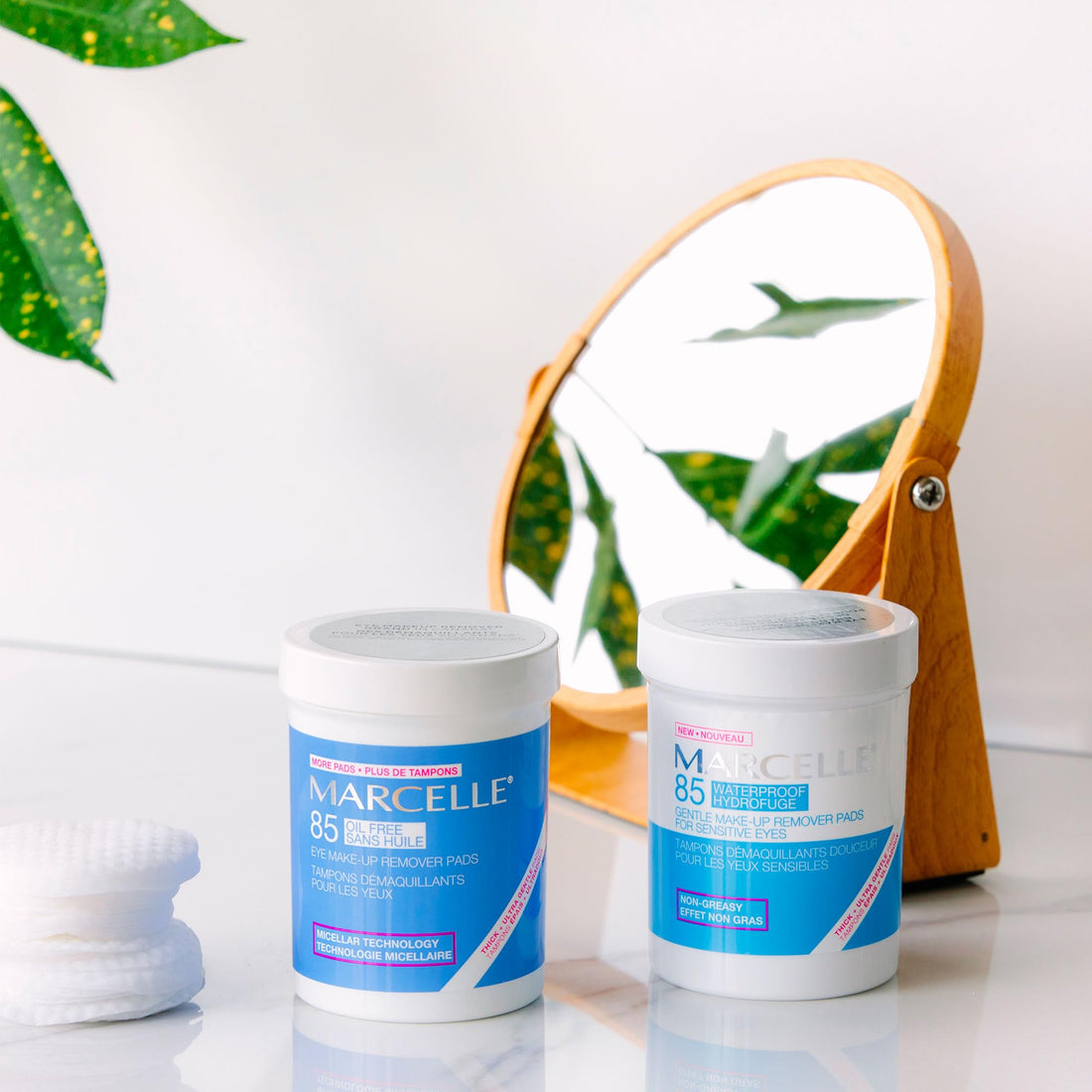 Marcelle Hypoallergenic and Fragrance-Free Oil-Free Eye Makeup Remover Pads - 85 pads