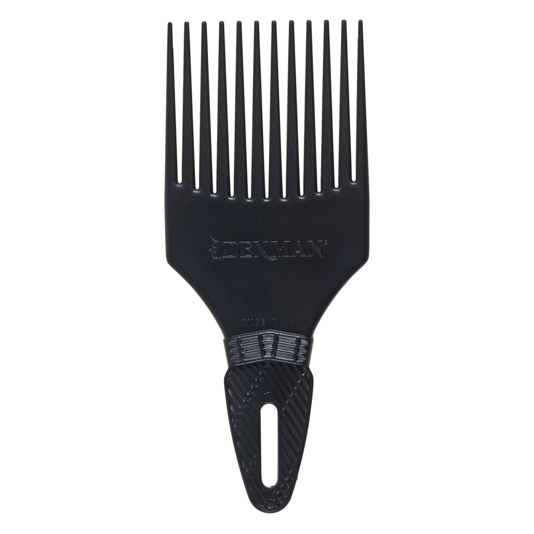 Jack Dean by Denman (Black) Curl Volumiser Comb for Separating, Styling, Defining, Enhancing & Boosting Curls (D17)