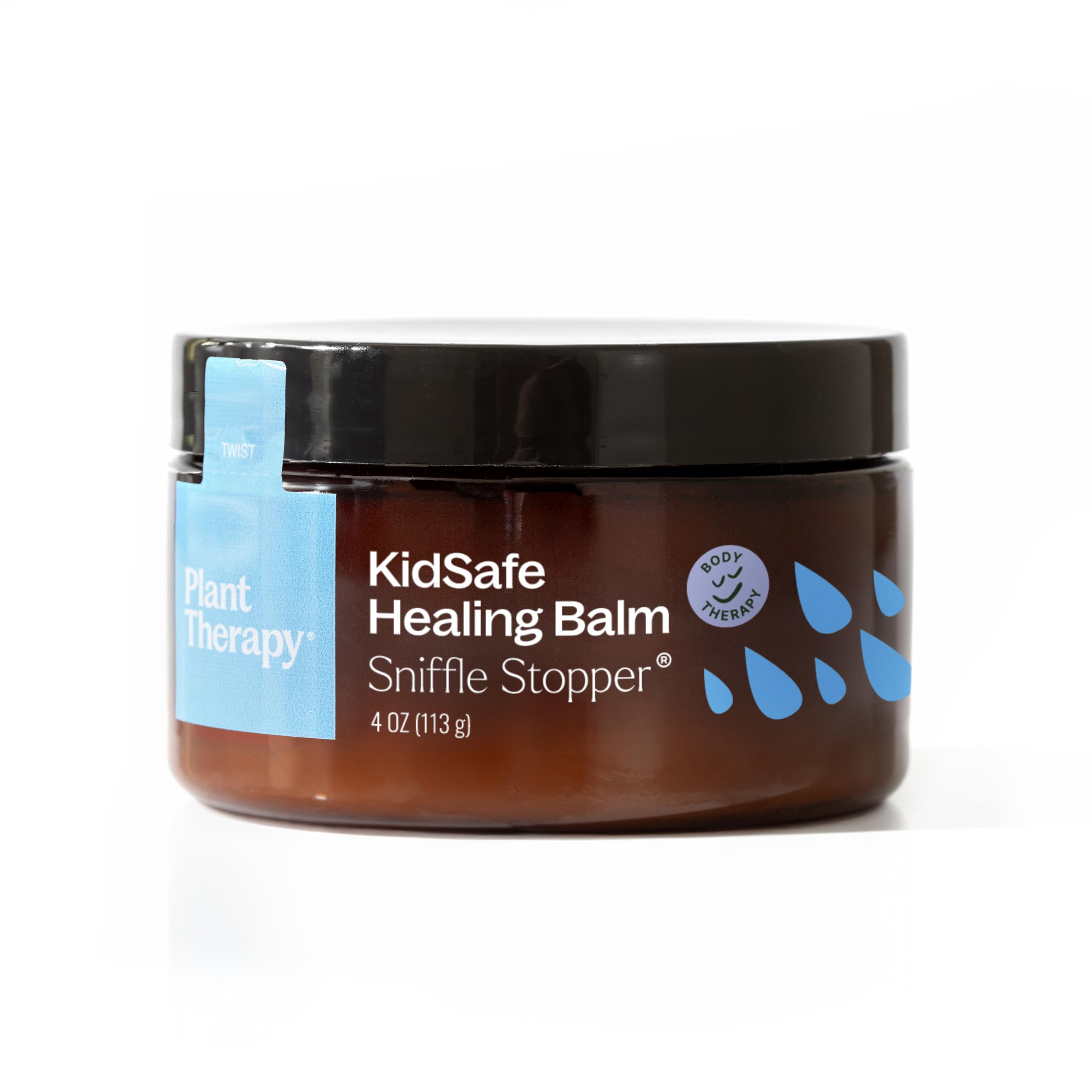 Plant Therapy KidSafe Sniffle Stopper Healing Balm 4 oz Pure, & Natural Healing Balms