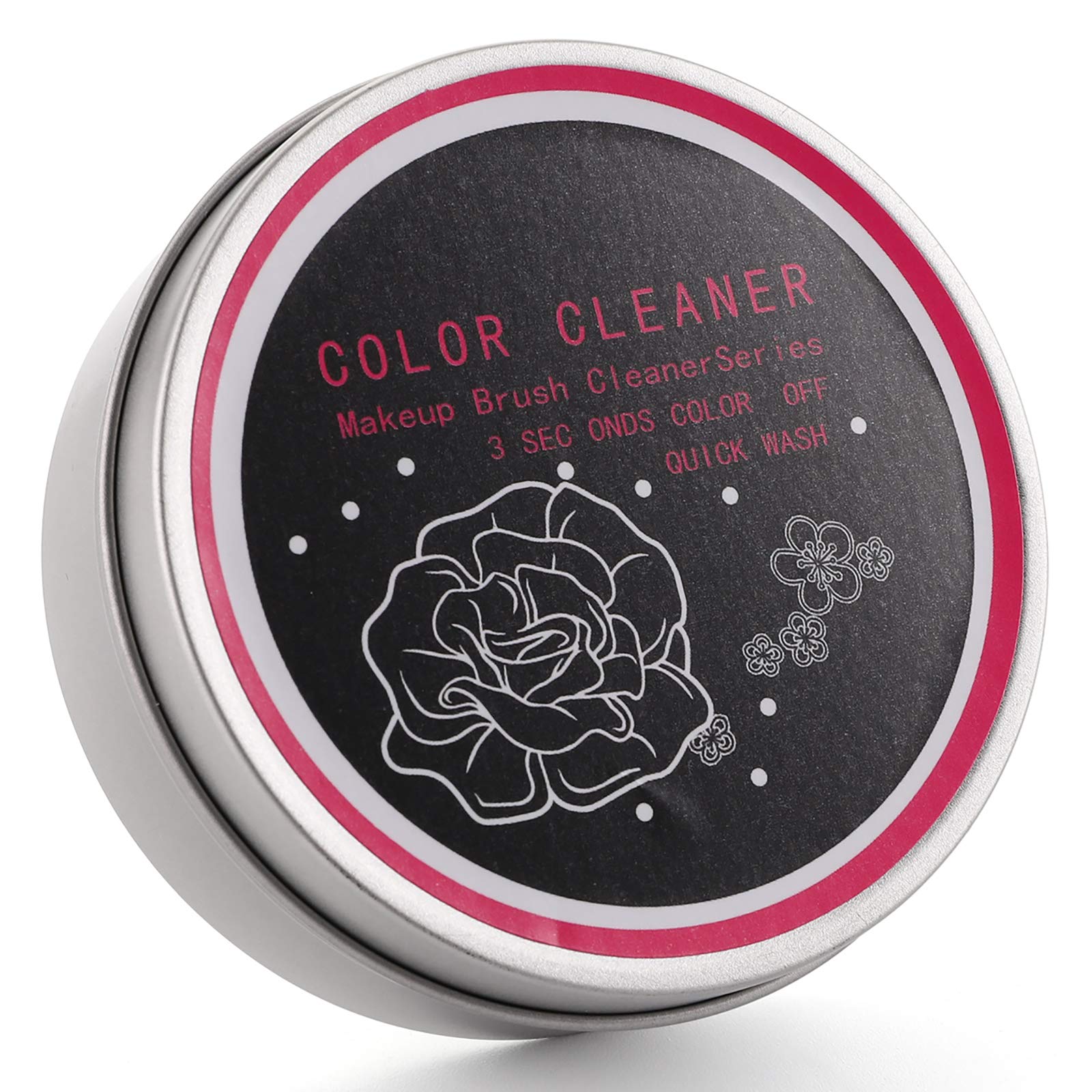 Hedume 6 Pack Color Removal Cleaner Sponge with 20 Pack Replacement Sponge, Dry Makeup Brush Quick Cleaner Sponge, Easily Clean Makeup Brushes Without Water or Chemical Solution for Travel