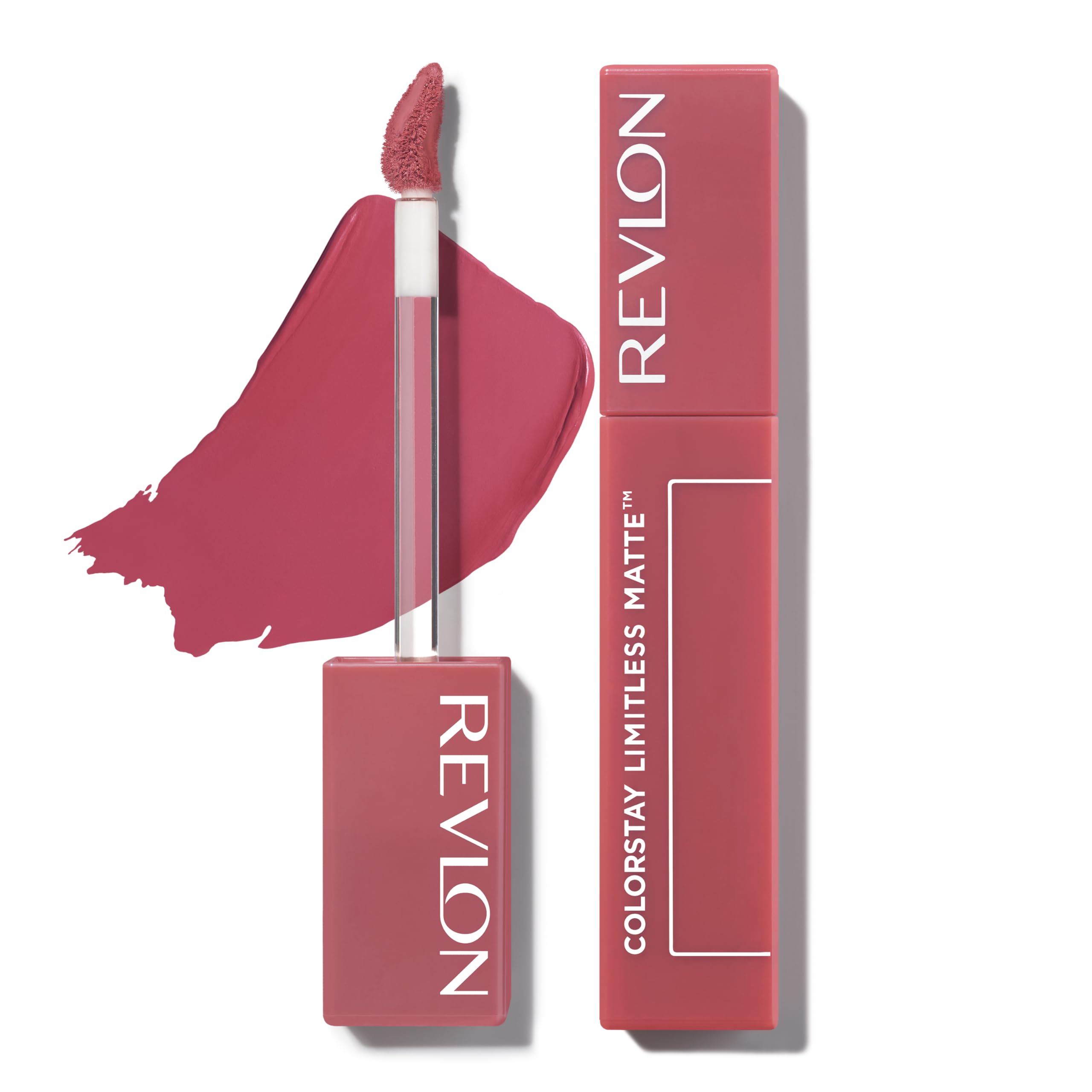 Revlon ColorStay Limitless Matte Liquid Lipstick, Vegan Formula, No-Budge, Longwear Lip Color, Long Lasting, Lightweight/Comfortable, Waterproof, 006 Manifest, 0.17 fl oz