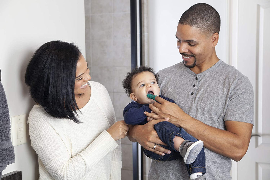 Baby Buddy Finger Toothbrush Stage 2 for Babies/Toddlers, Kids Love Them, Clear