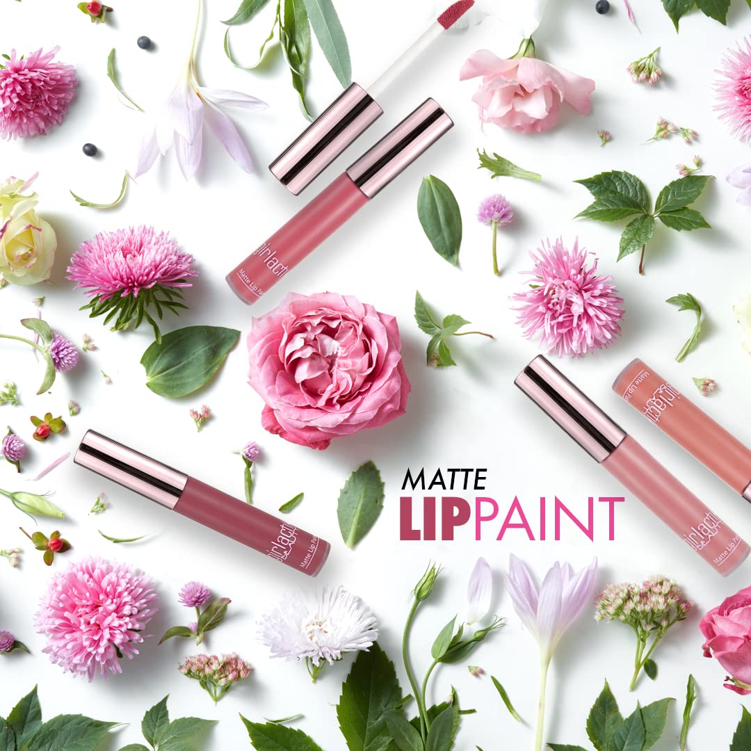 Girlactik Long Lasting Matte Lip Paint Liquid Lipstick (Bashful)