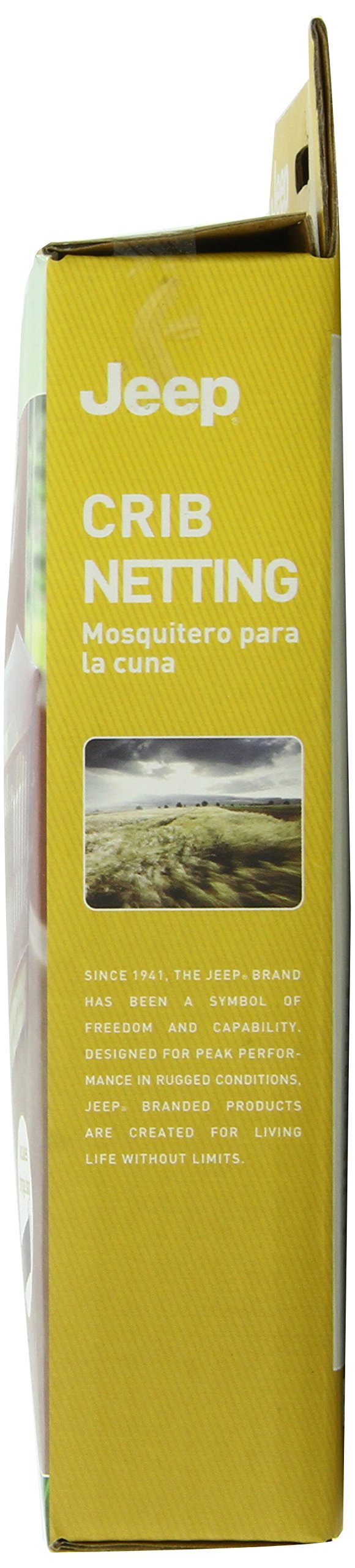 Jeep Crib Universal Size Crib Mosquito Net, White