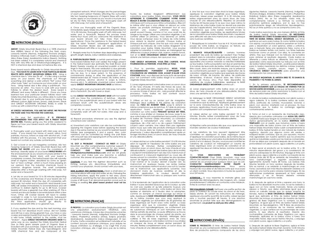 Organic & Natural Black Beard Dye With Organic Base (black)