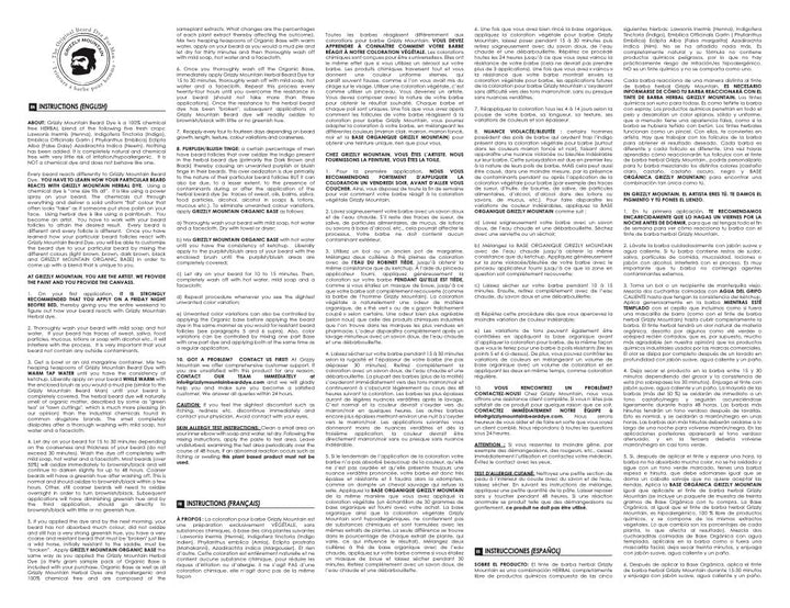 Organic & Natural Black Beard Dye With Organic Base (black)