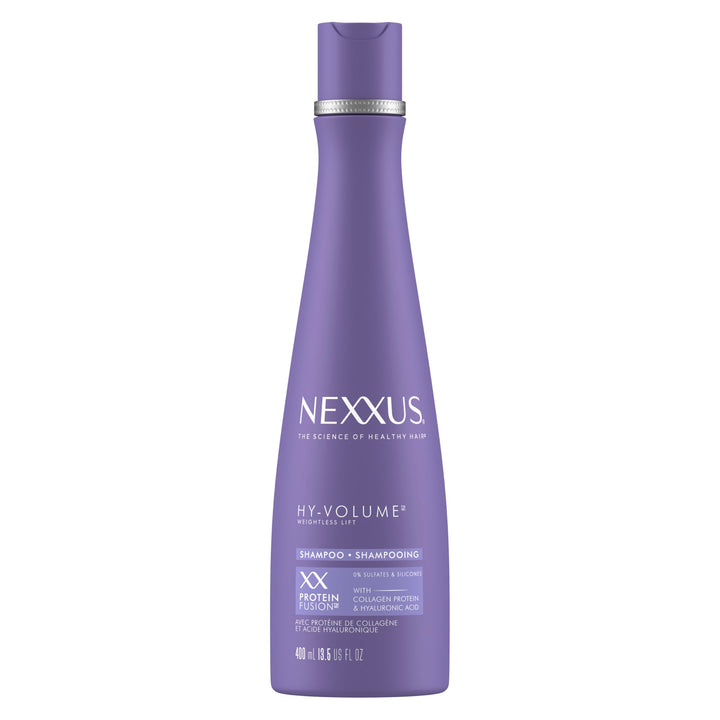Nexxus Hy-Volume Weightless Lift Shampoo For Flat & Limp Hair Protein Fusion with Collagen Protein & Hyaluronic Acid for 48 Hours of Volume 13.5 Fl Oz