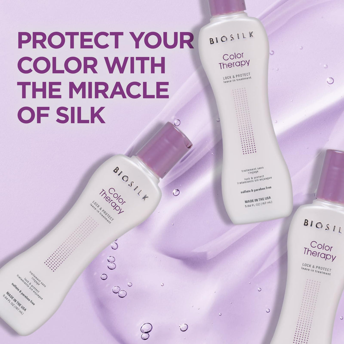 BioSilk Color Therapy Lock & Protect Leave-in Treatment 167ml/5.64oz