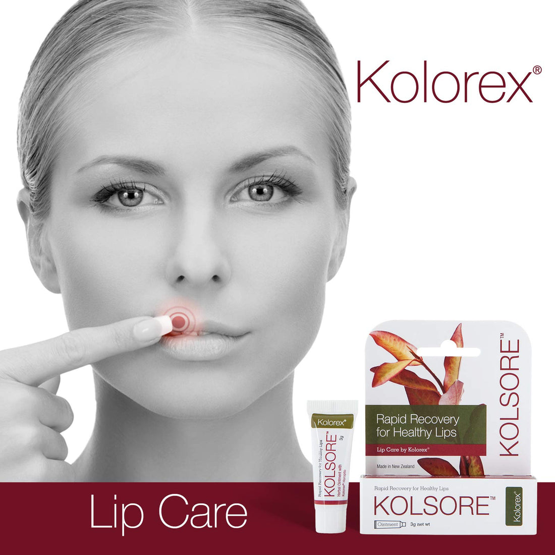 Kolorex Kolsore Lip Care Ointment3 Gmkolorex