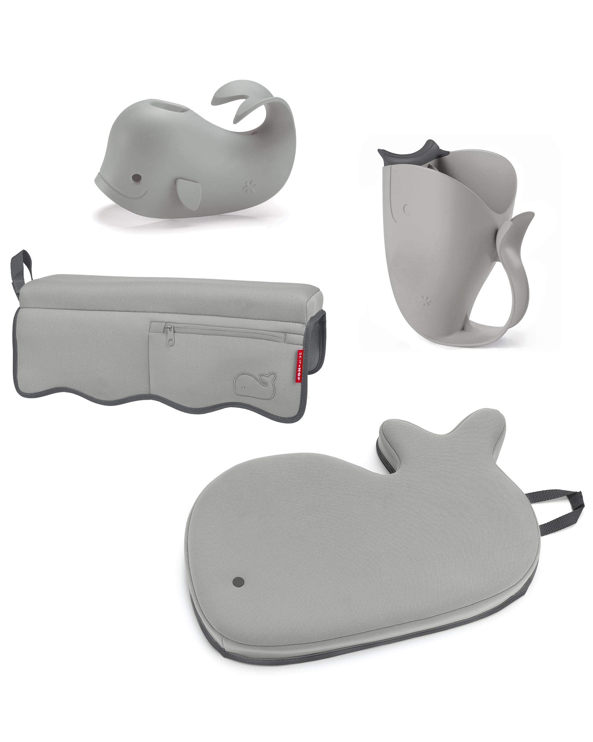 Skip Hop MOBY Baby Bath Essentials Set Grey