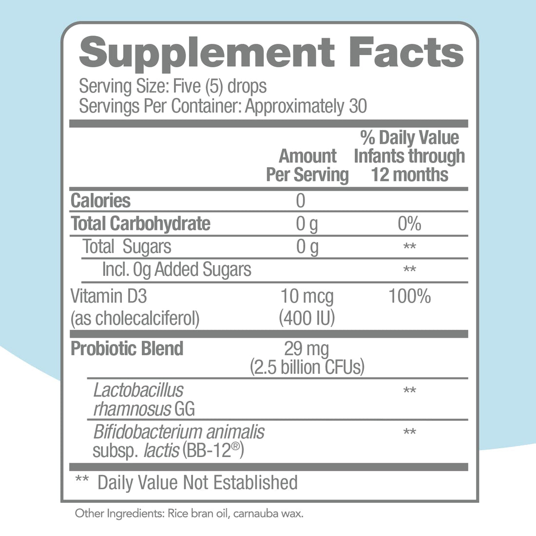 Culturelle Baby Probiotic Drops + Vitamin D, Immune & Digestive Health Support for Babies, Infants & Newborns 0-12 Months, 30 Day Supply, Gluten Free & Non-GMO, 9ml