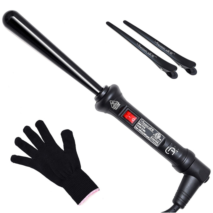 Le Angelique Tapered Curling Iron, Black, 13-25mm