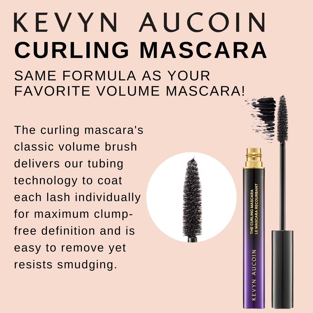 Kevyn Aucoin - The Curling Mascara - Rich Pitch Black. 0.18 oz