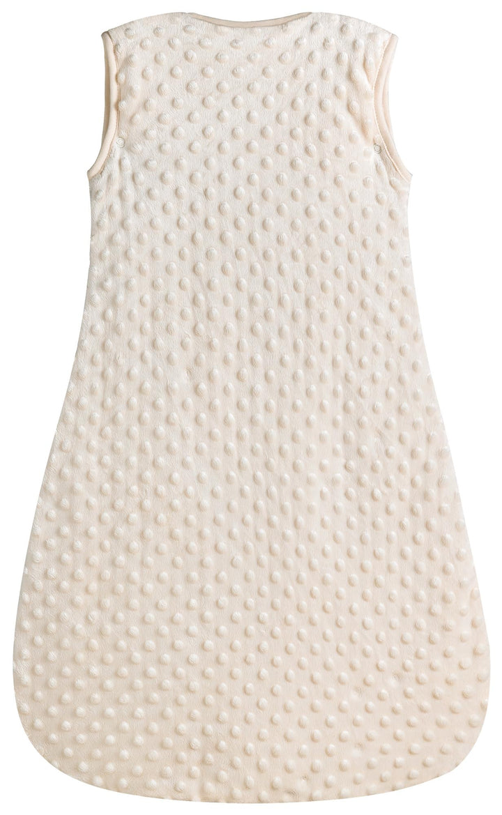 BABYINABAG Very Warm 2.5 Tog Quilted Winter Model Baby Sleep Bag or Sack, Plush Minky Dot for Infants and Toddlers (Large (22 mos - 3T))