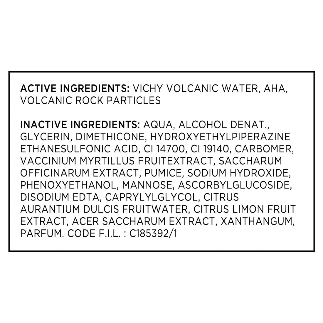 Vichy Purete Thermal Double Glow Peel Mask, 75ml