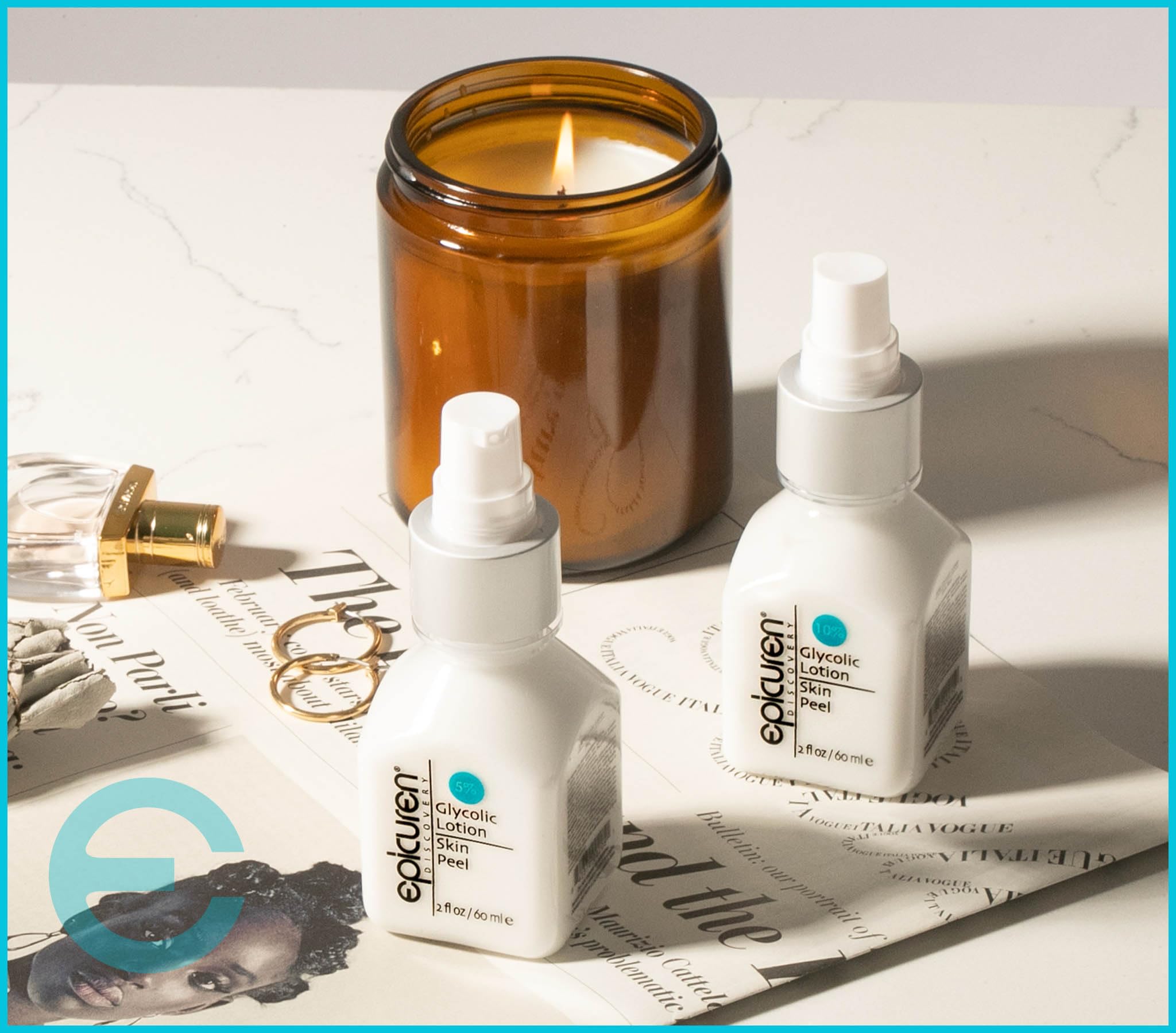 Epicuren Discovery Glycolic Lotion Skin Peel, 2 Fl Oz