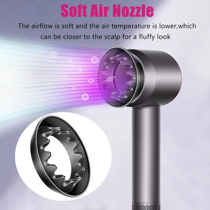 Gentle Air Nozzle Attachments 969749-01 for Dyson Supersonic Hair Dryer HD01,HD02,HD03 Iron Color