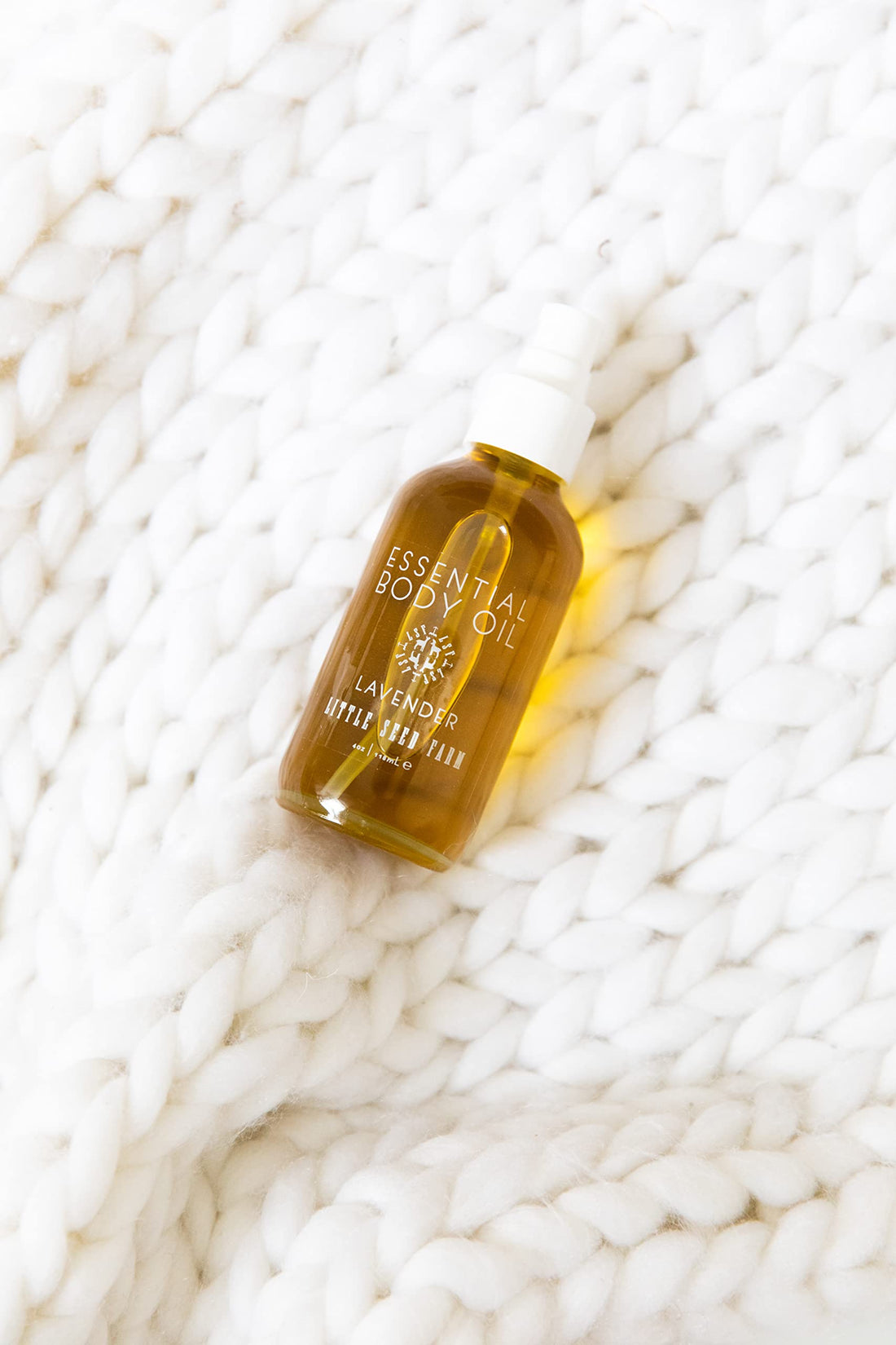 Little Seed Farm Essential Body Oil, Lavender, 4.0 Ounce