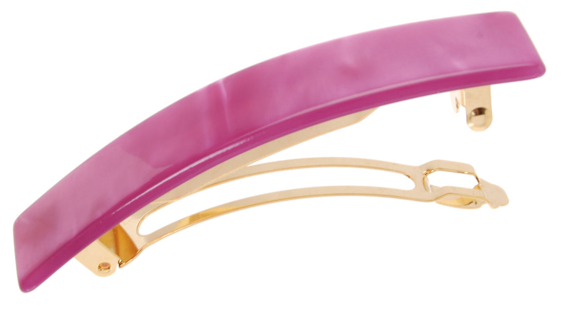 Nacro Azalea : France Luxe Classic Rectangle Barrette - Nacro Azalea