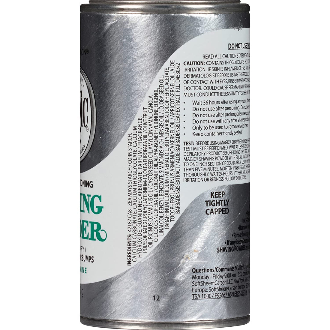 SoftSheen Carson Magic Skin Conditioning with Aloe & Vitamin E Shaving Powder : Pack of 4
