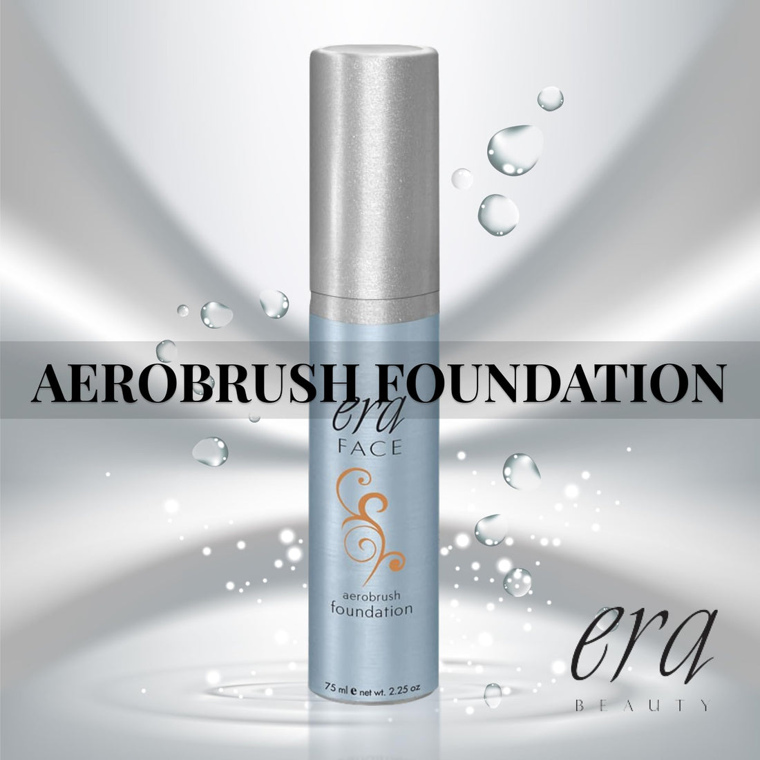 R8 Amber , 1 : ERA Face Aerobrush Foundation Makeup, R8 Amber, 2.25 Ounce