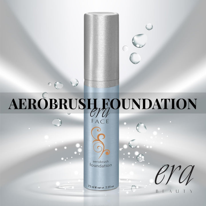 R8 Amber , 1 : ERA Face Aerobrush Foundation Makeup, R8 Amber, 2.25 Ounce