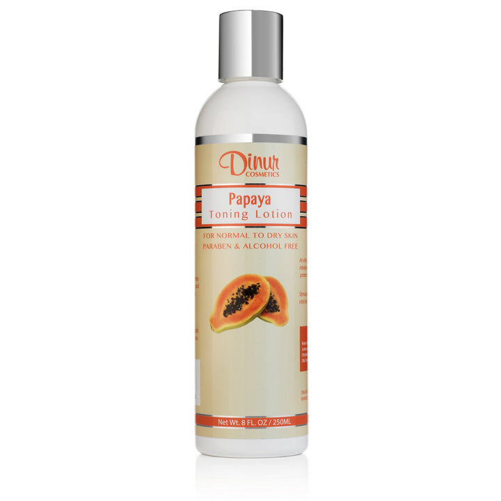 Dinur Cosmetics Papaya Toning Lotion 8 fl. oz. 250 ml.