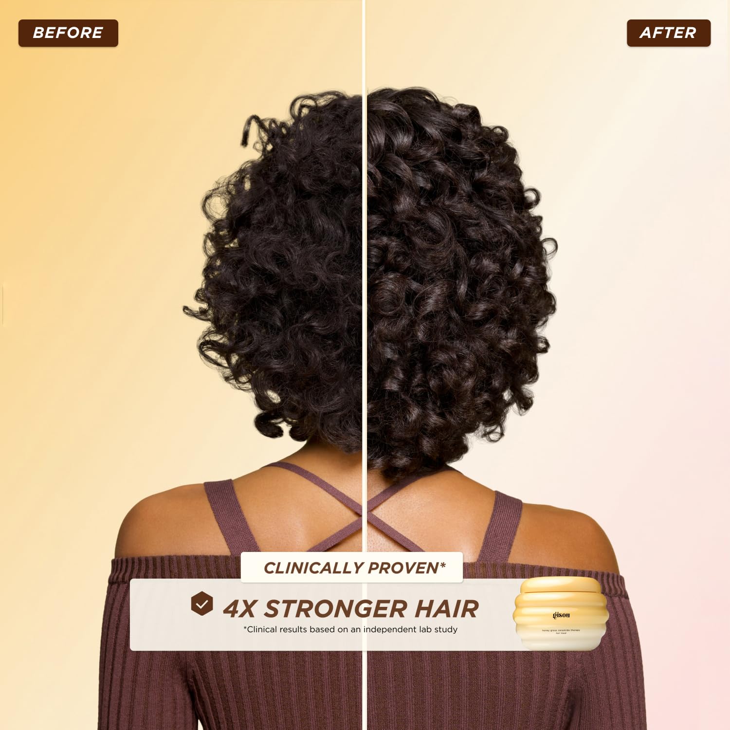 Gisou On-The-Go Honey Hair Travel Set For Instant Hydration, Strength, Shine & Frizz Control | Includes 3 Mini Hair Products