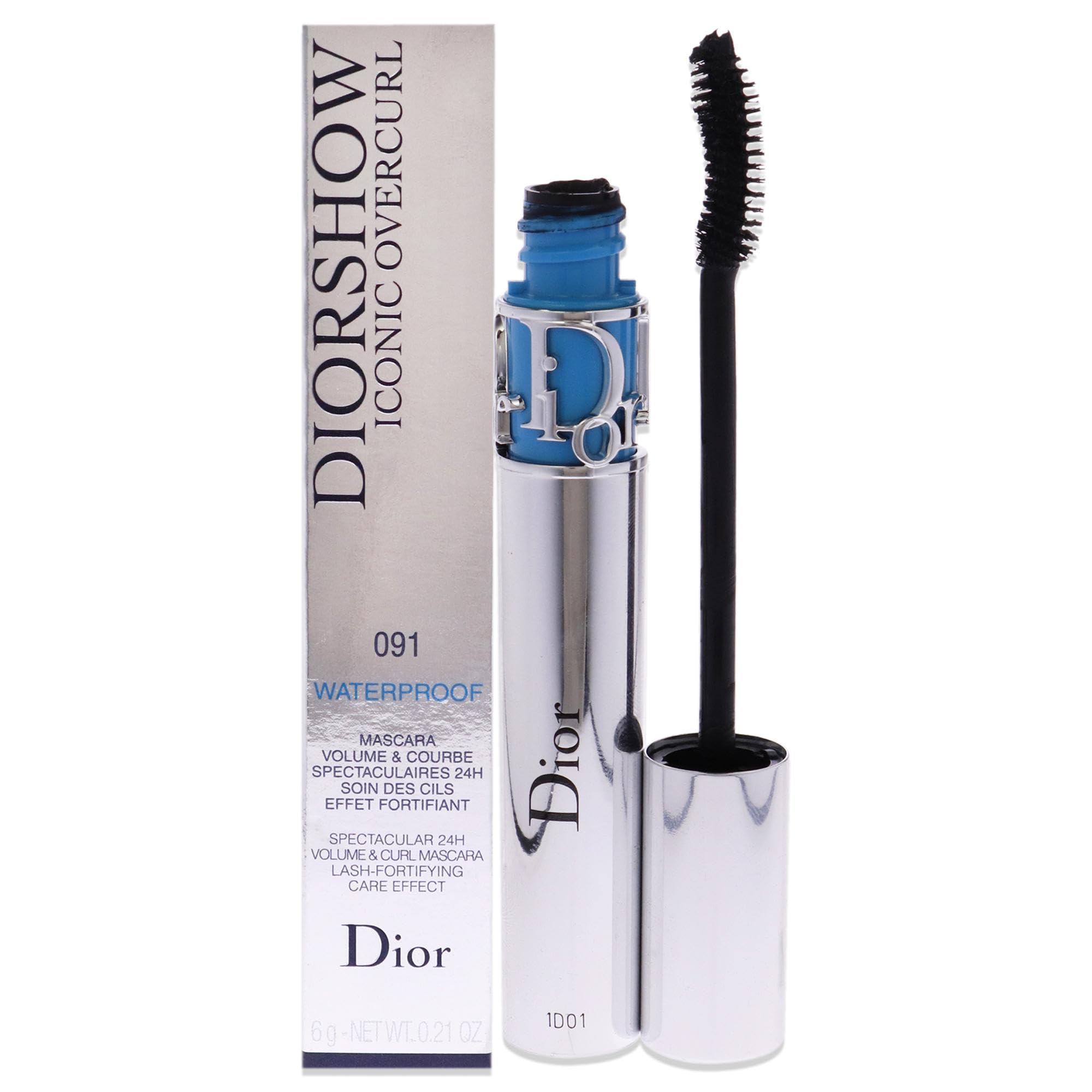 Christian Dior Show Iconic Over-Curl Waterproof Mascara for Women, No. 091 Over Black, 0.33 Ounce