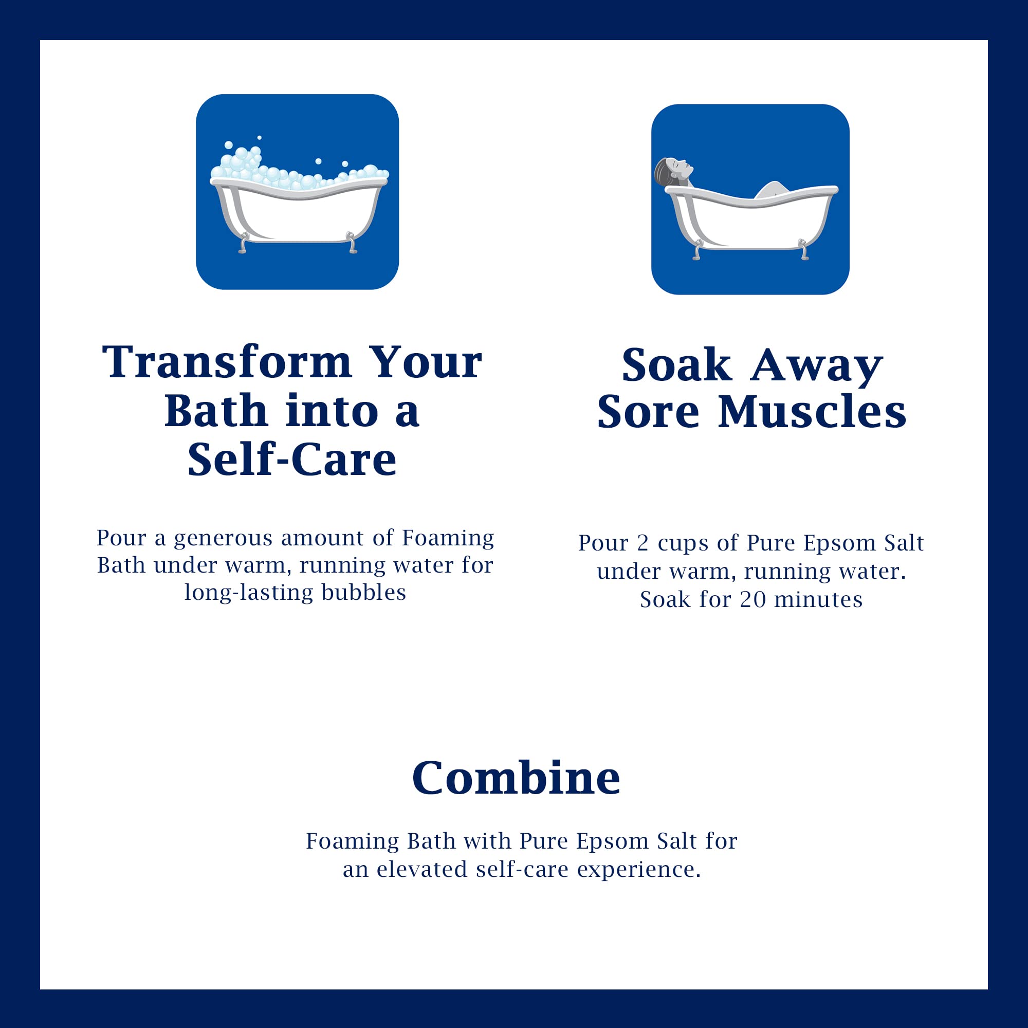 Dr Teal's Epsom Salt Soaking Solution and Foaming Bath with Pure Epsom Salt, Eucalyptus 3lb Bags, and 34oz Bottle