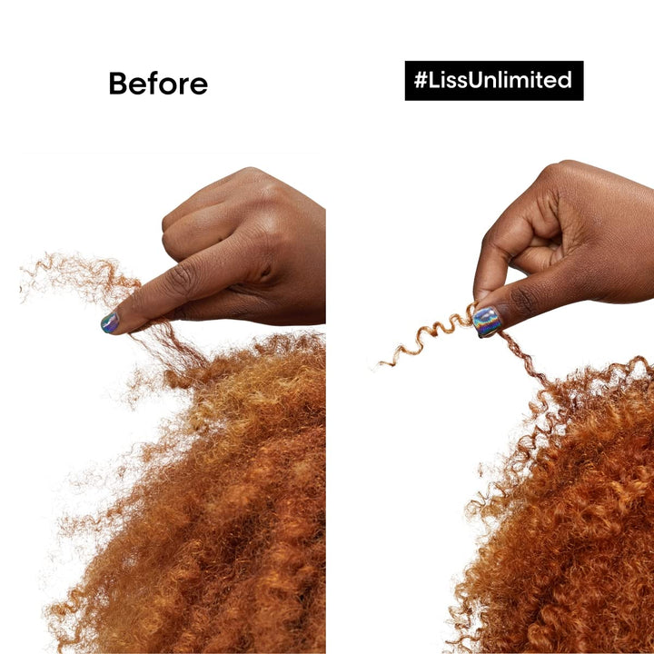 L'Oréal Professionnel Liss Unlimited Blow-Dry Serum - For Frizz-Prone Hair, Provides Long-Lasting Frizz and Humidity Protection, With Prokeratin
