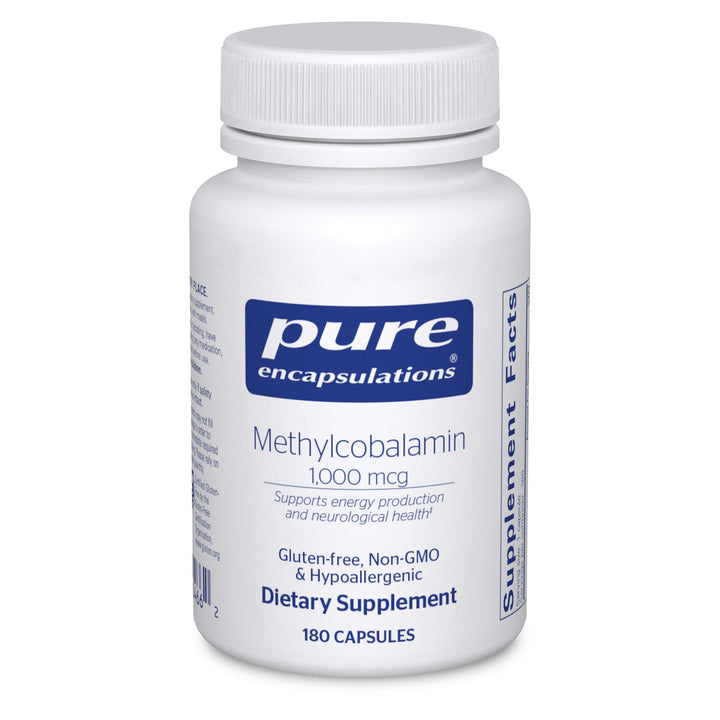 Pure Encapsulations Methylcobalamin 1,000 mcg - Vitamin B12 Supplement to Support Memory & Nerve Health - Premium Vitamin B12 Capsules - 180 Capsules