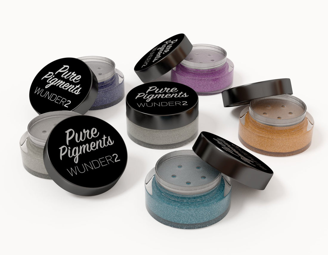 WUNDER2 Pure Pigments Ultra-Fine Loose Color Powders for Eye Makeup, Sunkissed Gold, 0.04 Ounce