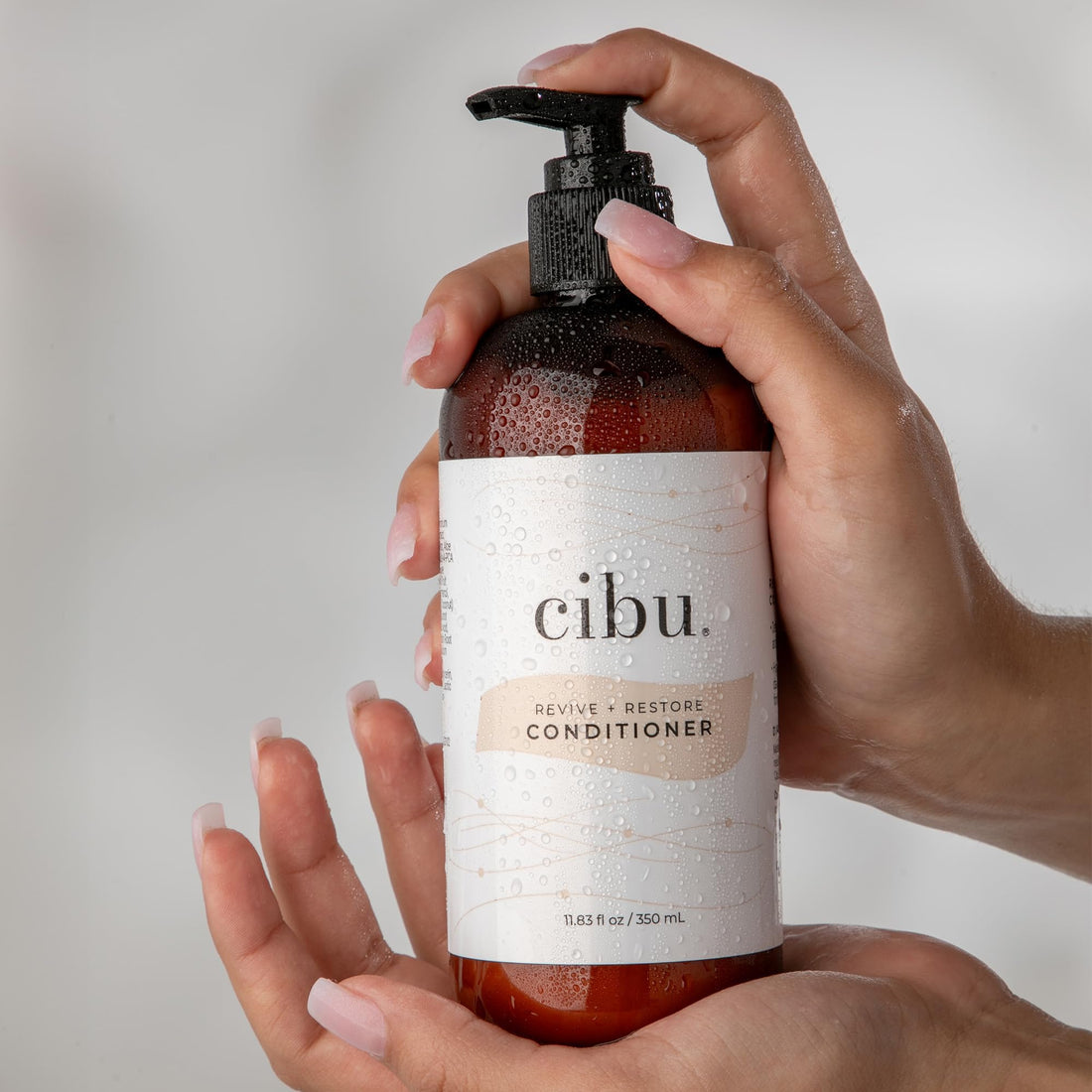 Cibu Revive and Restore Styling Bundle - 11.83oz Shampoo + 11.83oz Conditioner for Dry Damaged Hair - Strengthens and Smoothes Hair Strands with Oleic Acid, Linoleic Acid, Vitamin E & K