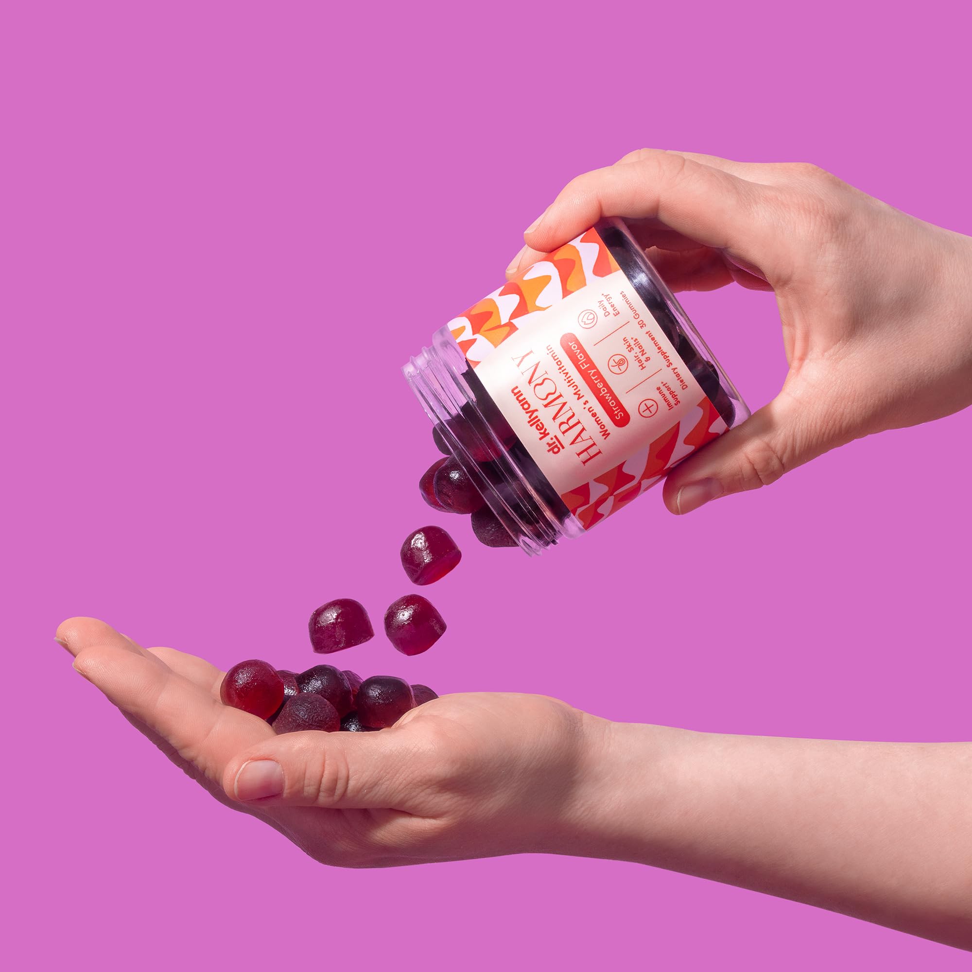 Dr. Kellyann Daily Divine Gummies – Women’s Everyday Multivitamin, Non-GMO, Supports Energy, Skin & Immunity