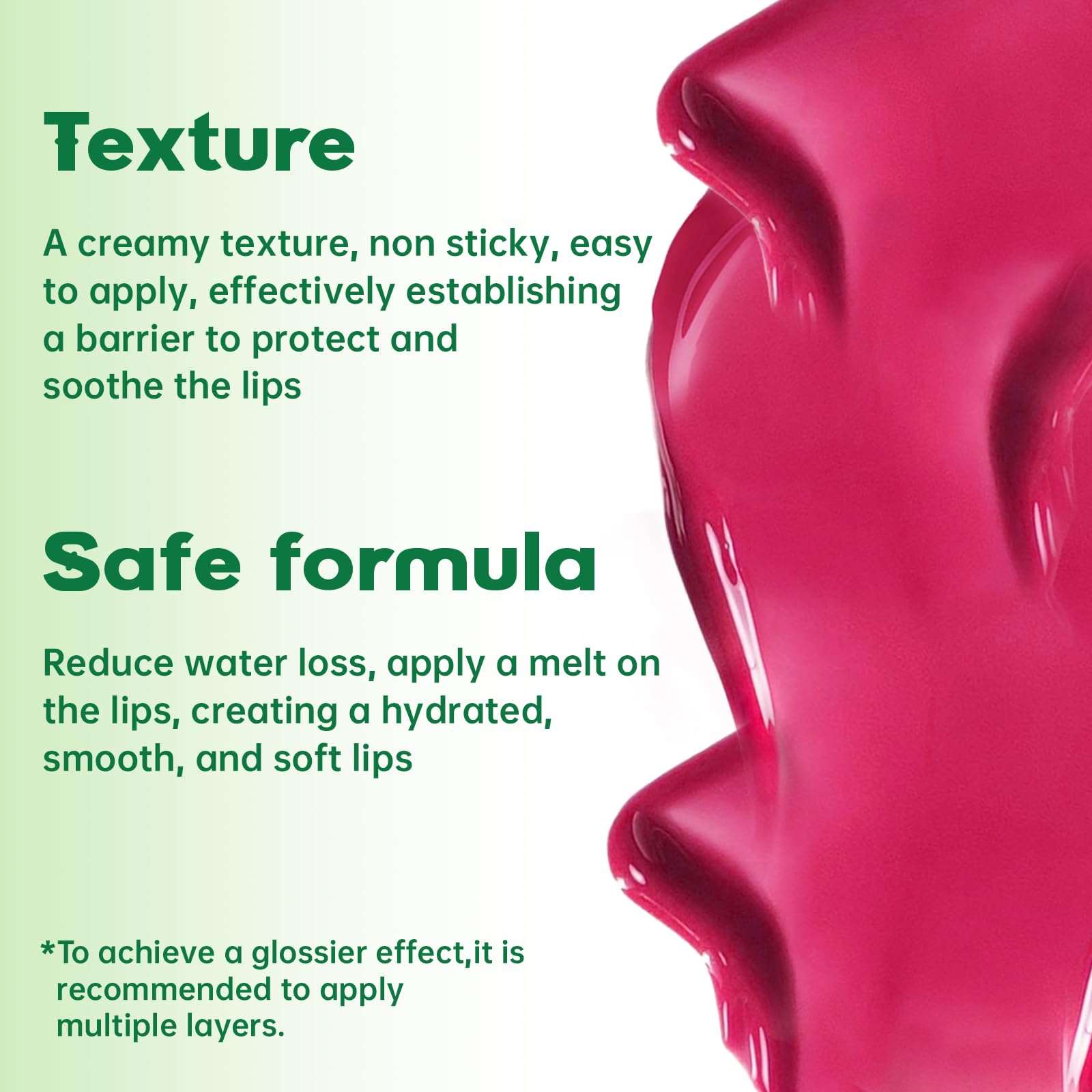 HOSAILY Moisturizing Solid Lip Gloss Jelly Lipstick, 3Color Lip Oil Lip Plumper with Dark Brown Lip Liner Combo, Glossy Lightweight Pigmented Non Sticky Tinted Lip Click Balm Makeup Gift Set for Women