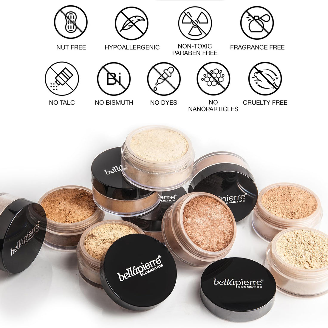 Bella Pierre Mineral Foundation, Latte, 0.3-Ounce